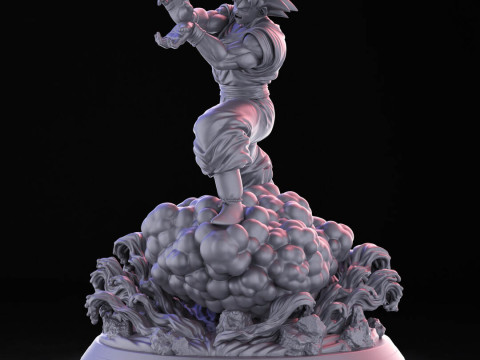 GOKU DRAGON BALL Z Modelo de impresión 3D