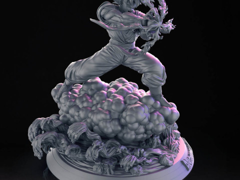 GOKU DRAGON BALL Z Modelo de impresión 3D