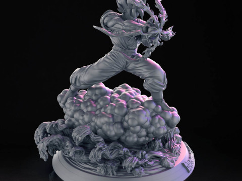 GOKU DRAGON BALL Z Modelo de impresión 3D