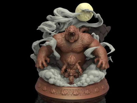 Goku Tranformation 3D Print Model