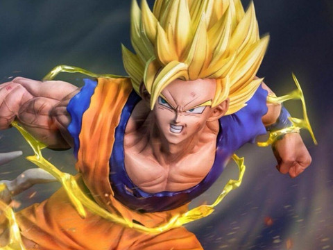 Goku vs Vegeta Modello di stampa 3D