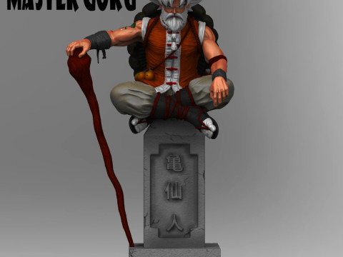Master Goku Model Cetak 3D