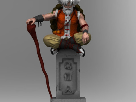 Maestro Goku Modello di stampa 3D