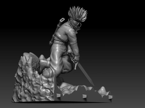 Mecha Frieza Vs Future Trunks 3D printmodel