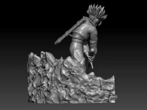 Mecha Frieza Vs Future Trunks 3D Print Model