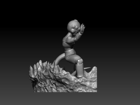Mecha Frieza Vs Future Trunks 3D printmodel