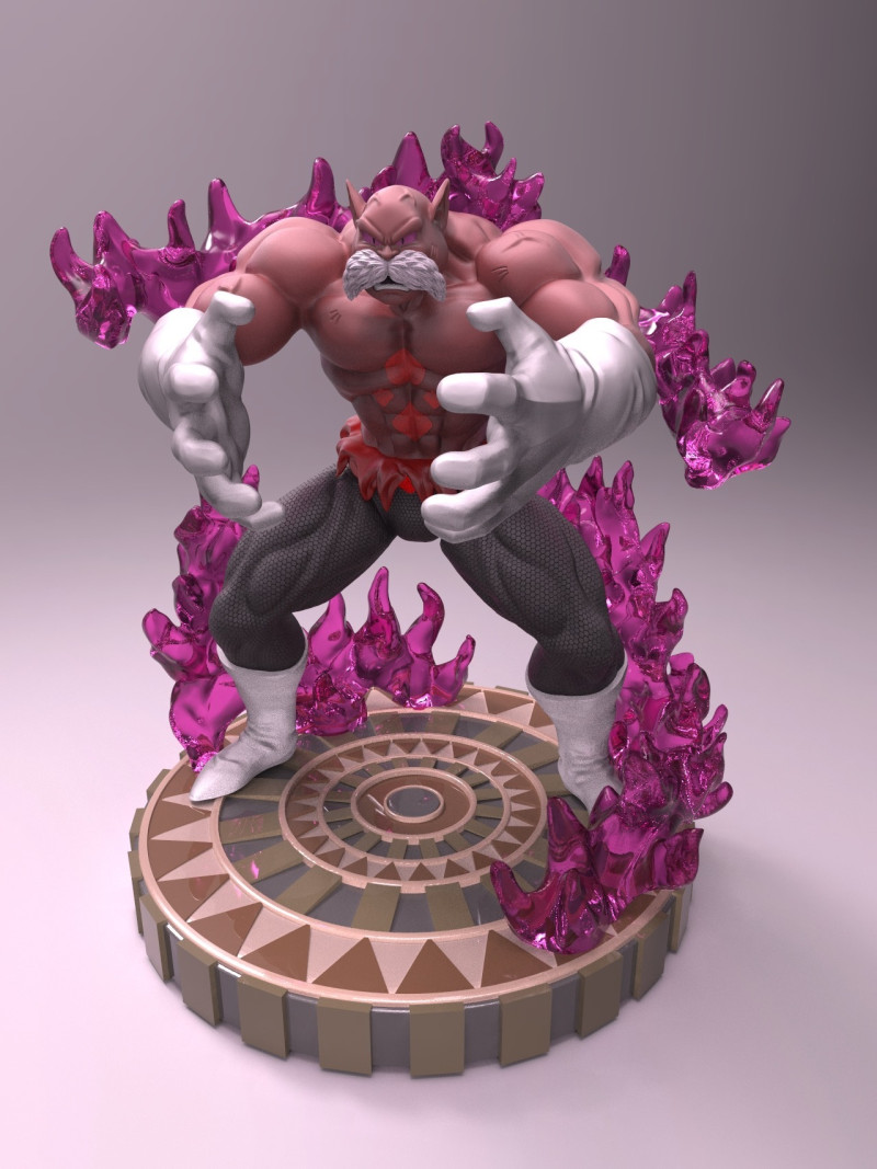 Toppo-Dragon Ball Super Modello di stampa 3D .c4d .max .obj .3ds .fbx .stl .blend