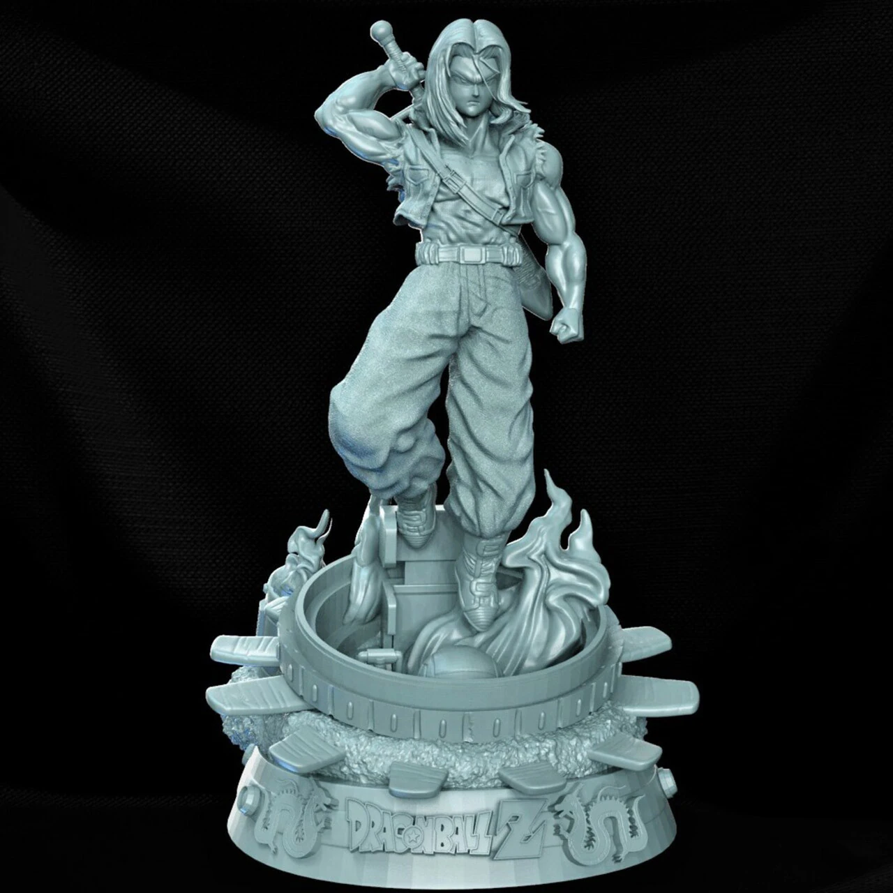Trunks Dragon Ball Z 3D Print Model .c4d .max .obj .3ds .fbx .stl .blend 