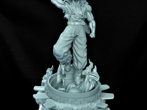Trunks Dragon Ball Z 3D Print Model