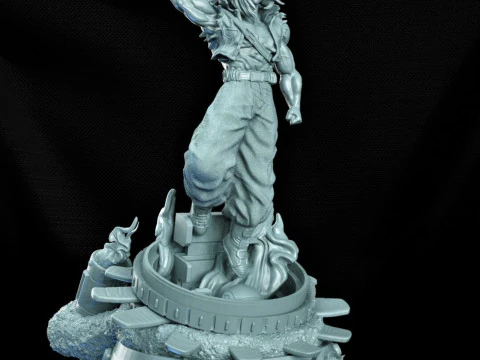 Trunks Dragon Ball Z 3D Print Model