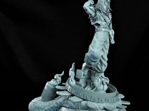 Trunks Dragon Ball Z 3D Print Model