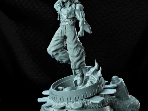 Trunks Dragon Ball Z 3D Print Model