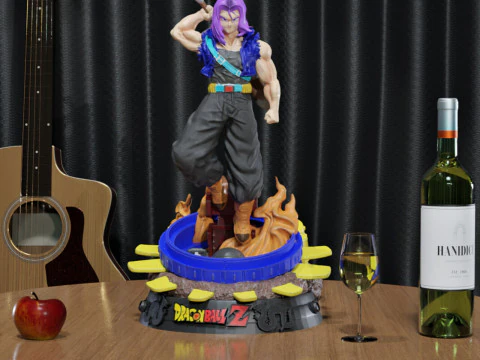 Trunks Dragon Ball Z 3D Print Model