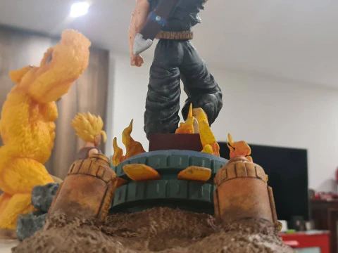 Trunks Dragon Ball Z 3D Print Model