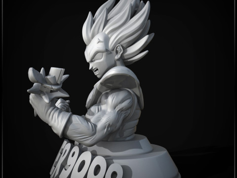 Vegeta 9000'den Fazla Göğüs 3D Baskı Modeli