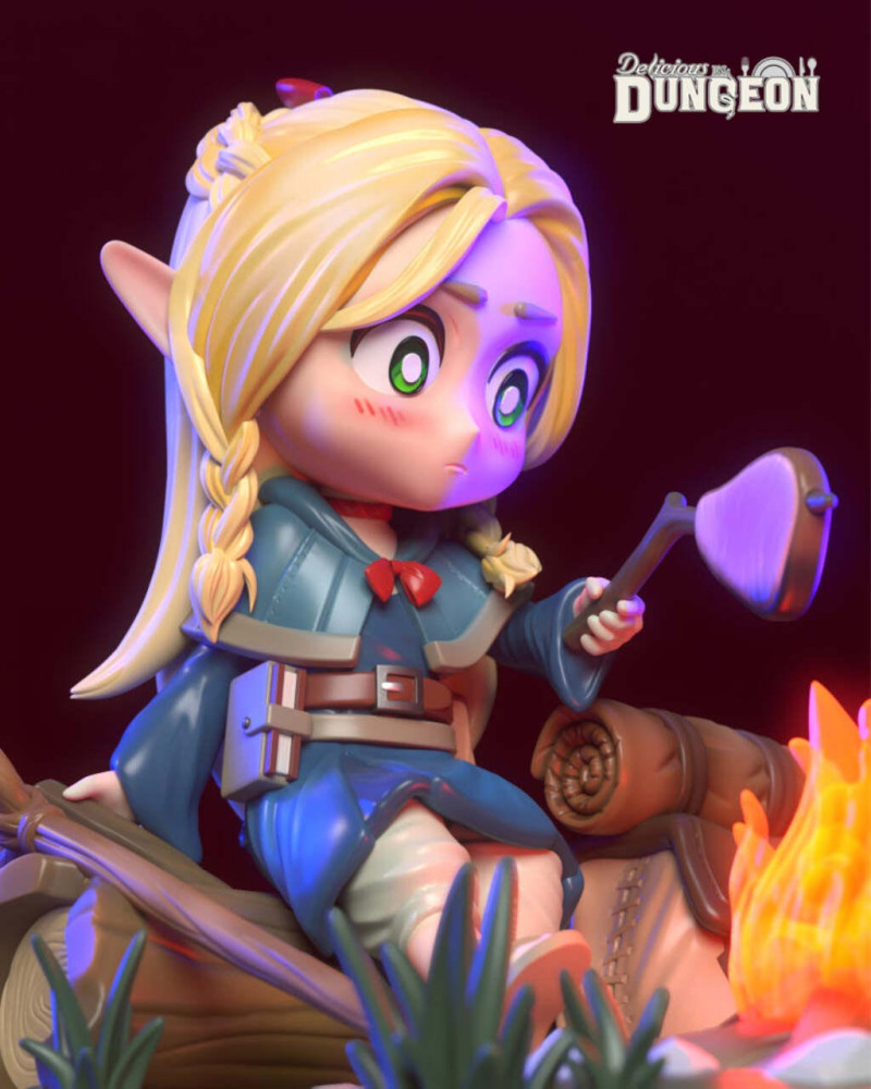 Chibi Marcille - Penjara Bawah Tanah Meshi Model Cetak 3D .c4d .max .obj .3ds .fbx .stl .blend 