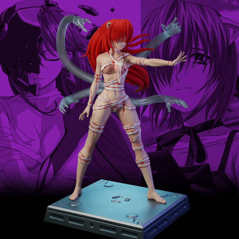 Lucy Elfen Lied 3D Print Model .c4d .max .obj .3ds .fbx .stl .blend