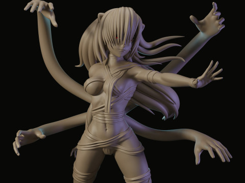 Lucy Elfen Lied 3D Print Model