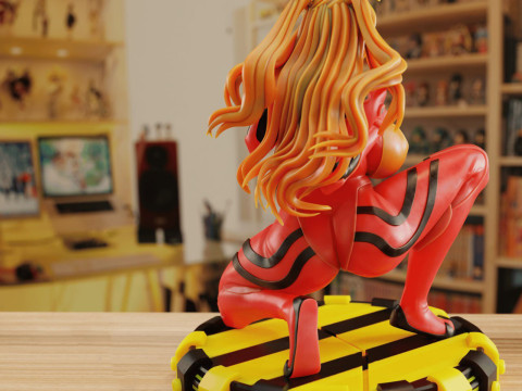 Asuka Evangelion Modèles 3D en vedette