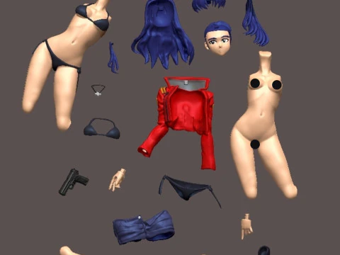Misato Katsuragi 3D Print Model