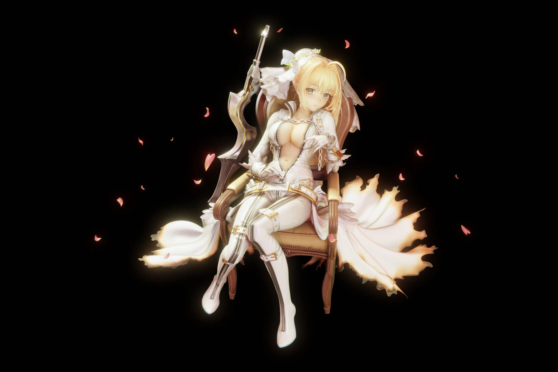 Saber-Nero Claudius Bride version 3D Print Model .c4d .max .obj .3ds .fbx .stl .blend 