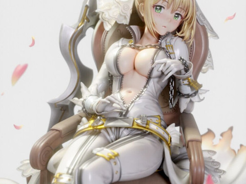 Versi Saber-Nero Claudius Bride Model Cetak 3D