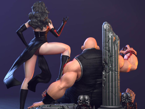 Lust and Gluttony 3D Print Model