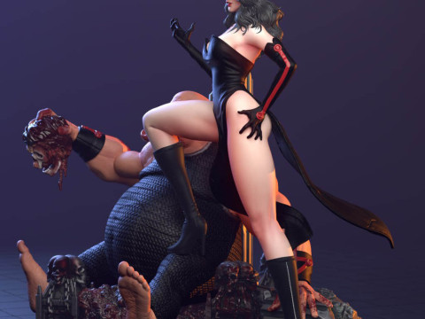 Lust and Gluttony 3D Print Model