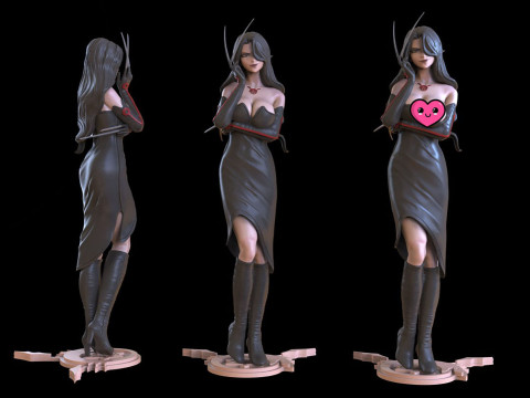 Lust - Fullmetal Alchemist 3D Print Model