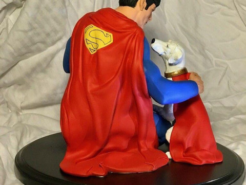Superman and Dog Krypton 3D Print Model
