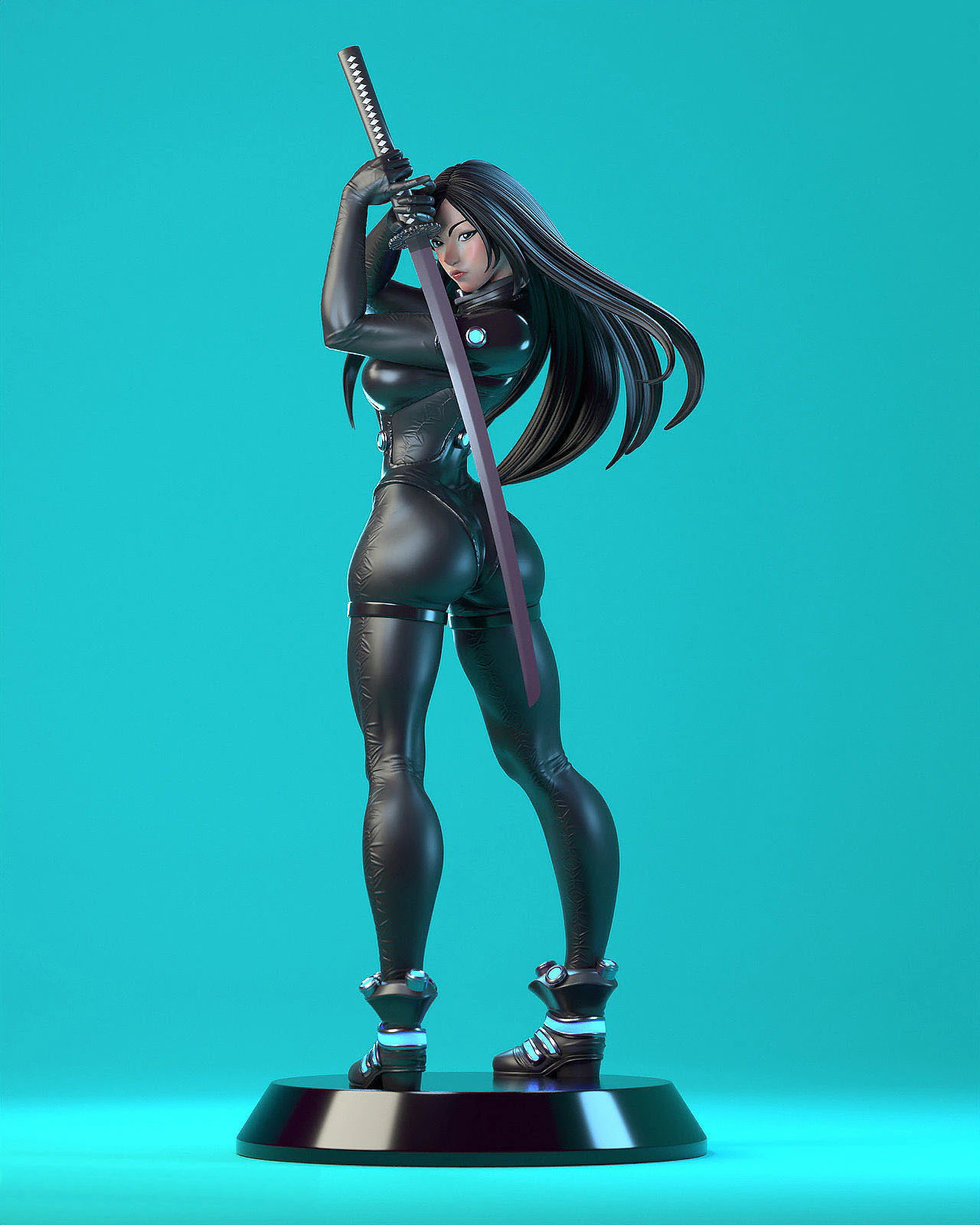 Reika Shimohira 3D Print Model .c4d .max .obj .3ds .fbx .stl .blend 