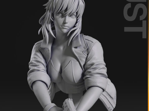 Motoko Kusanagi - Ghost in the Shell 3D Print Model