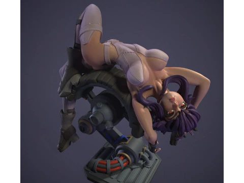 Motoko Kusanagi Ghost in the Shell 3D Print Model