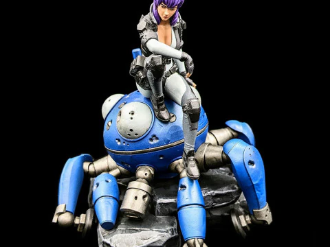 Motoko Kusanagi Figure 3D Print Model