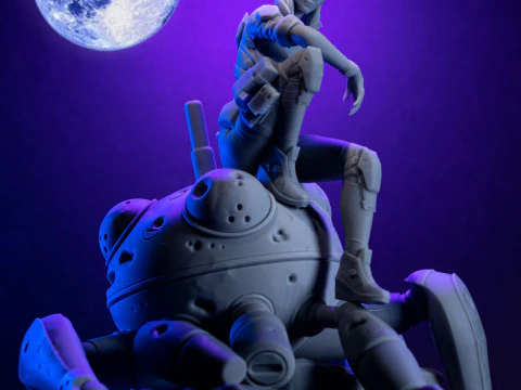 Motoko Kusanagi Figure 3D Print Model