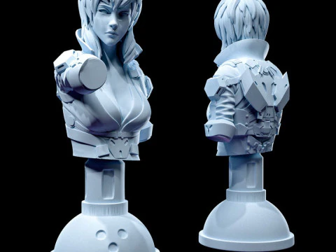 Motoko Kusanagi Figure 3D Print Model