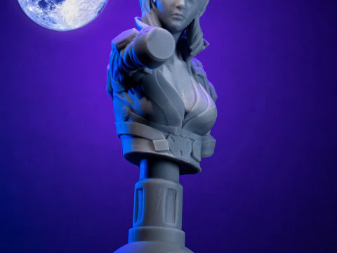 Motoko Kusanagi Figure 3D Print Model