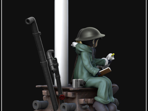 &Uacute;ltima gira de chicas: Chito y Yuuri Modelo de impresión 3D