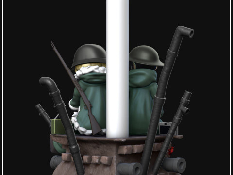 &Uacute;ltima gira de chicas: Chito y Yuuri Modelo de impresión 3D