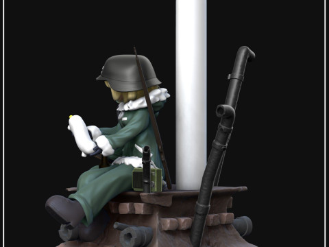 &Uacute;ltima gira de chicas: Chito y Yuuri Modelo de impresión 3D