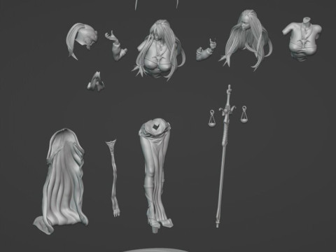 Goblin Slayer Sword Maiden 3D Print Model