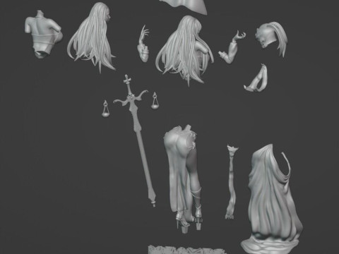 Goblin Slayer Sword Maiden 3D Print Model