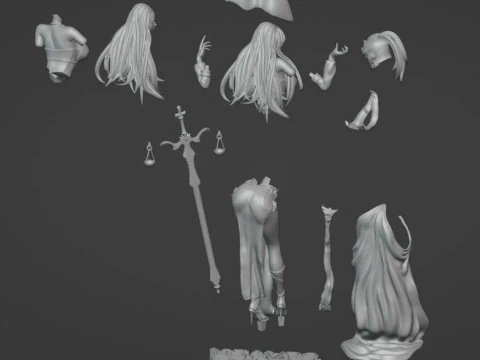 Goblin Slayer Sword Maiden 3D Print Model