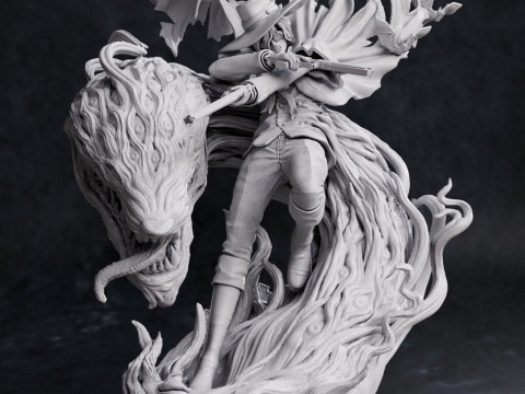 Alucard-Hellsing Modelo de Impressão 3D