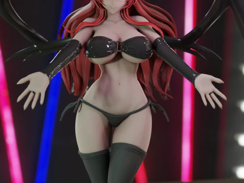 Rias Gremory 3D Print Model