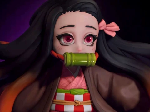 Chibi Nezuko - Demon Slayer 3D Print Model