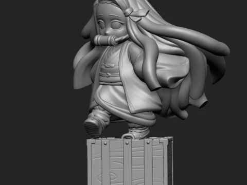 Chibi Nezuko - Demon Slayer 3D Print Model