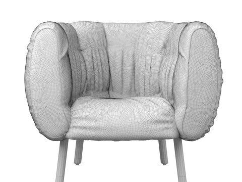 Bruehl Magnolia Armchair 3D Model