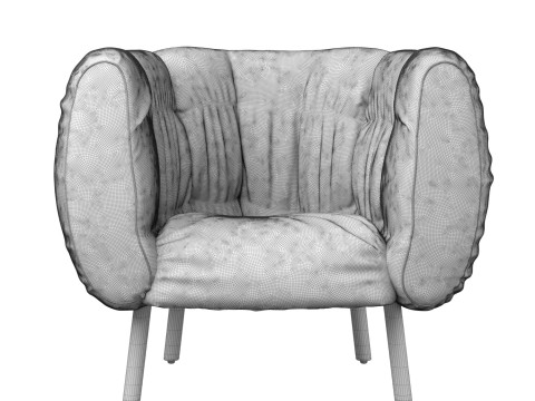 Bruehl Magnolia Armchair 3D Model