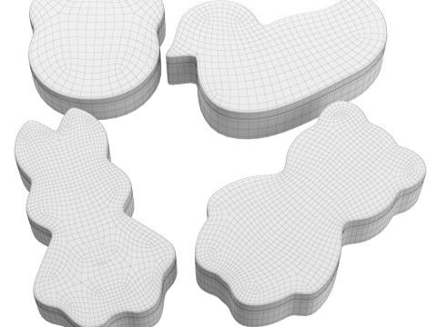 Sima Land Sponges 3D Model
